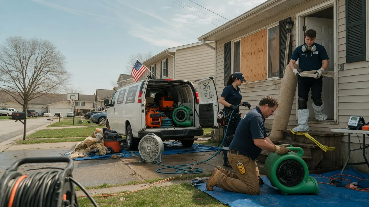 Water Damage Restoration in Pierceton, IN near me